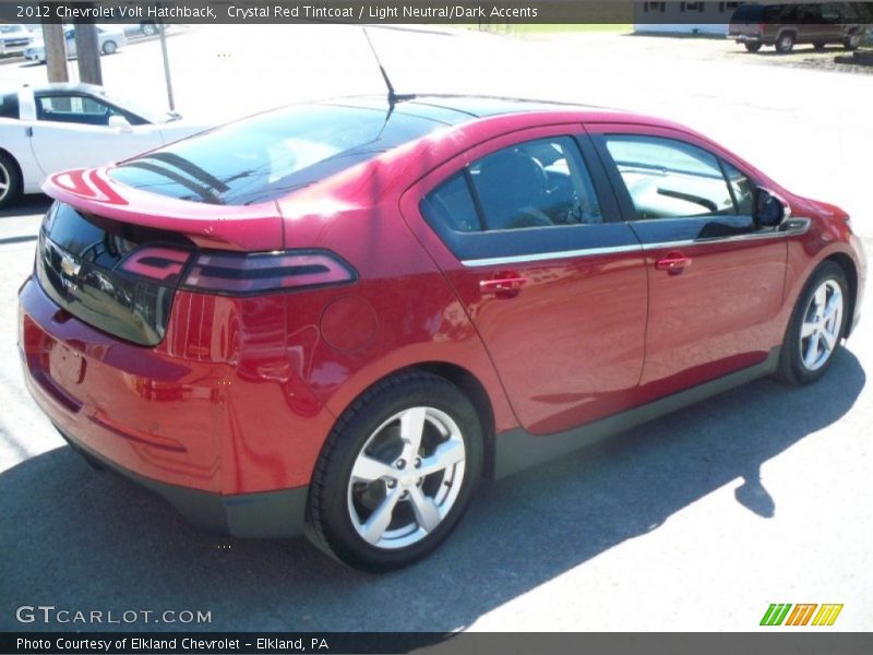 Crystal Red Tintcoat / Light Neutral/Dark Accents 2012 Chevrolet Volt Hatchback
