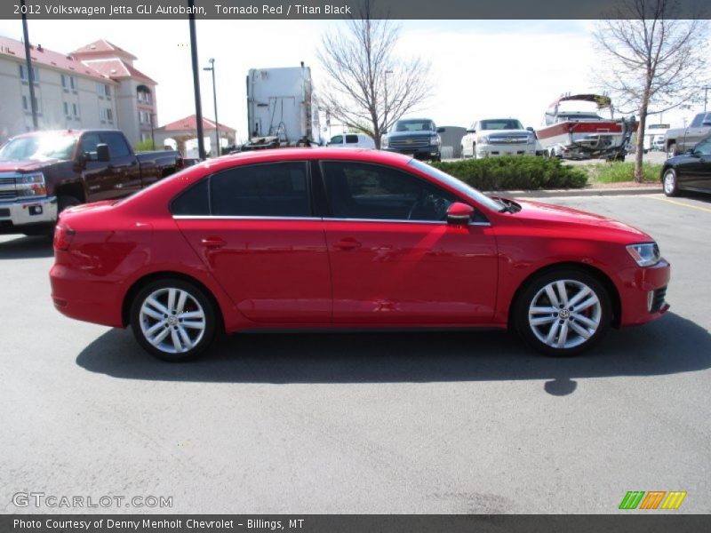 Tornado Red / Titan Black 2012 Volkswagen Jetta GLI Autobahn