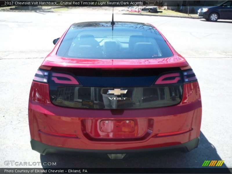 Crystal Red Tintcoat / Light Neutral/Dark Accents 2012 Chevrolet Volt Hatchback
