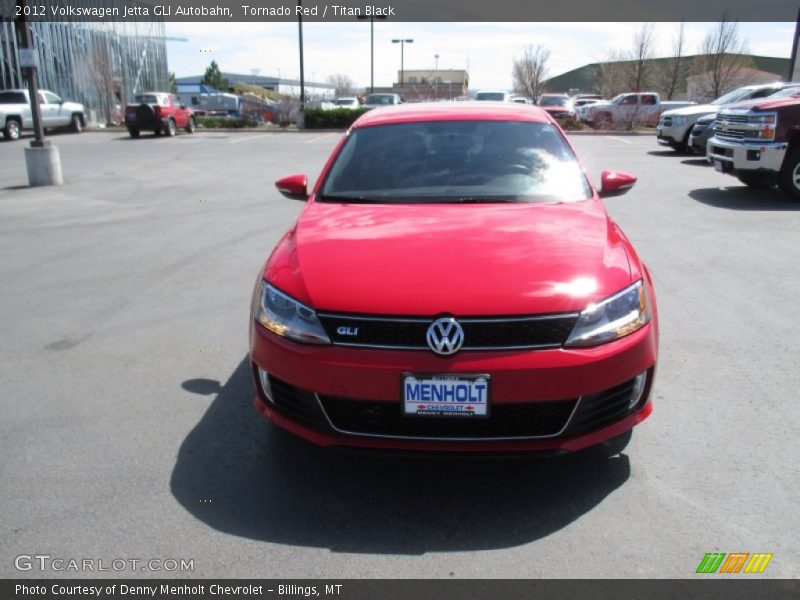 Tornado Red / Titan Black 2012 Volkswagen Jetta GLI Autobahn