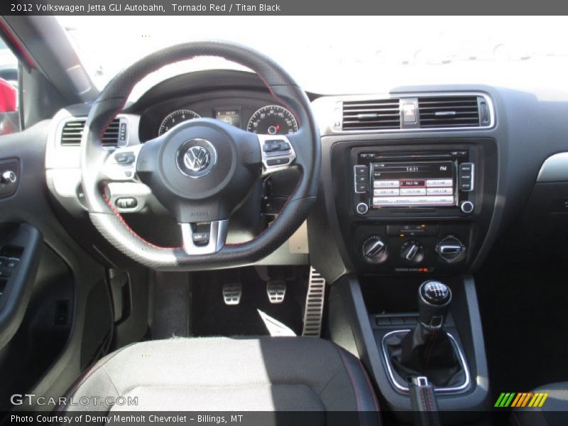 Tornado Red / Titan Black 2012 Volkswagen Jetta GLI Autobahn