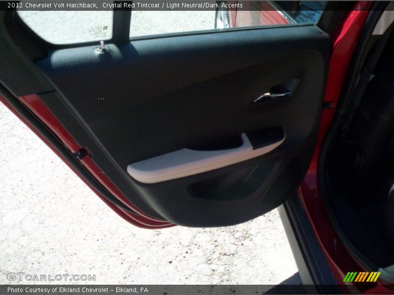 Crystal Red Tintcoat / Light Neutral/Dark Accents 2012 Chevrolet Volt Hatchback