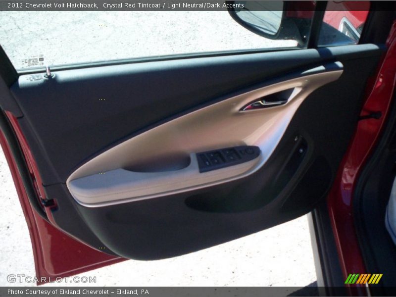 Crystal Red Tintcoat / Light Neutral/Dark Accents 2012 Chevrolet Volt Hatchback
