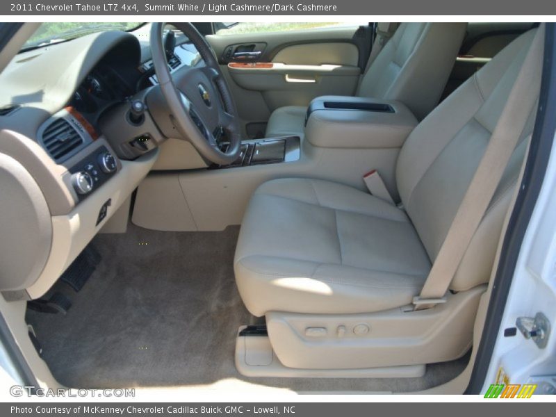 Summit White / Light Cashmere/Dark Cashmere 2011 Chevrolet Tahoe LTZ 4x4