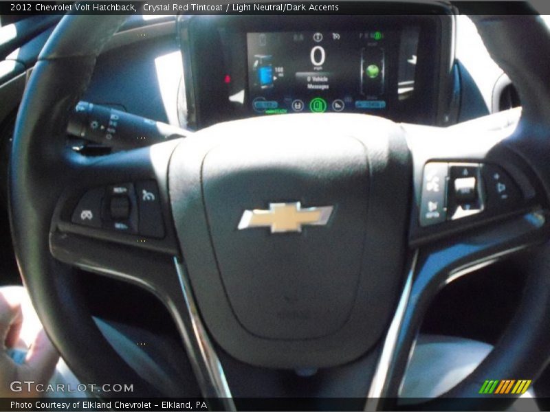 Crystal Red Tintcoat / Light Neutral/Dark Accents 2012 Chevrolet Volt Hatchback