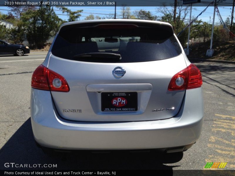 Silver Ice / Black 2010 Nissan Rogue S AWD 360 Value Package