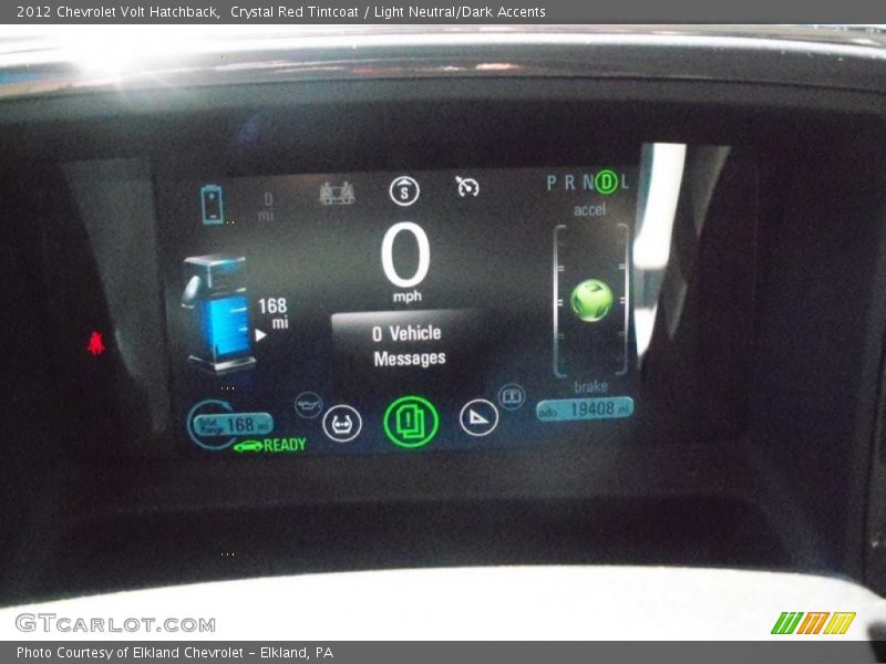 Crystal Red Tintcoat / Light Neutral/Dark Accents 2012 Chevrolet Volt Hatchback