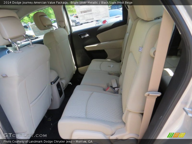 Bright Silver Metallic / Black/Light Frost Beige 2014 Dodge Journey Amercian Value Package