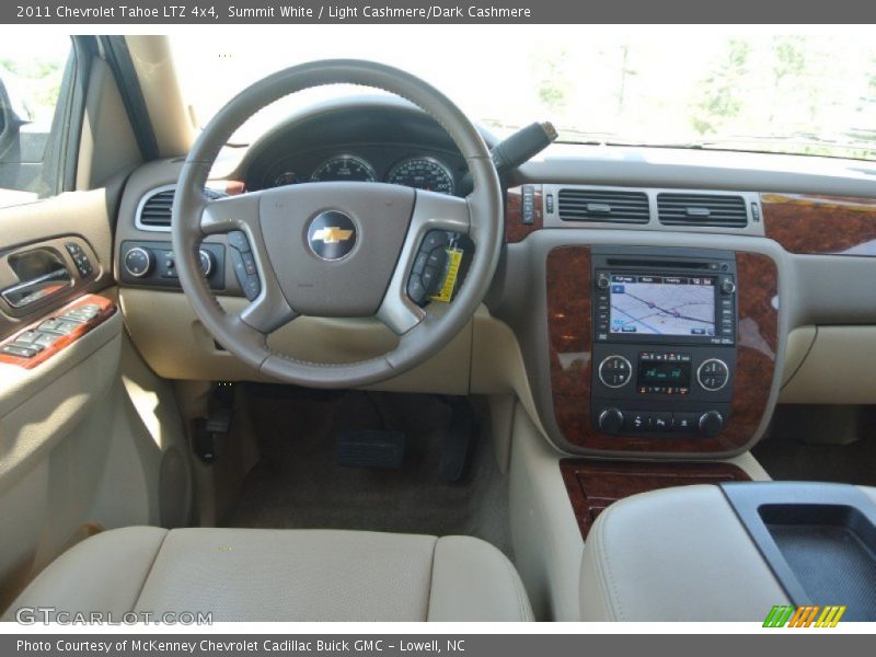 Summit White / Light Cashmere/Dark Cashmere 2011 Chevrolet Tahoe LTZ 4x4