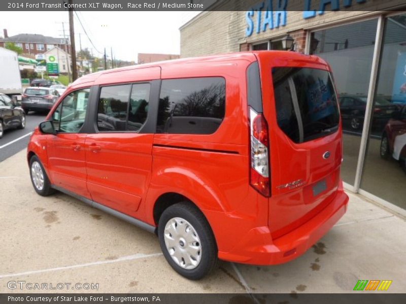 Race Red / Medium Stone 2014 Ford Transit Connect XLT Wagon