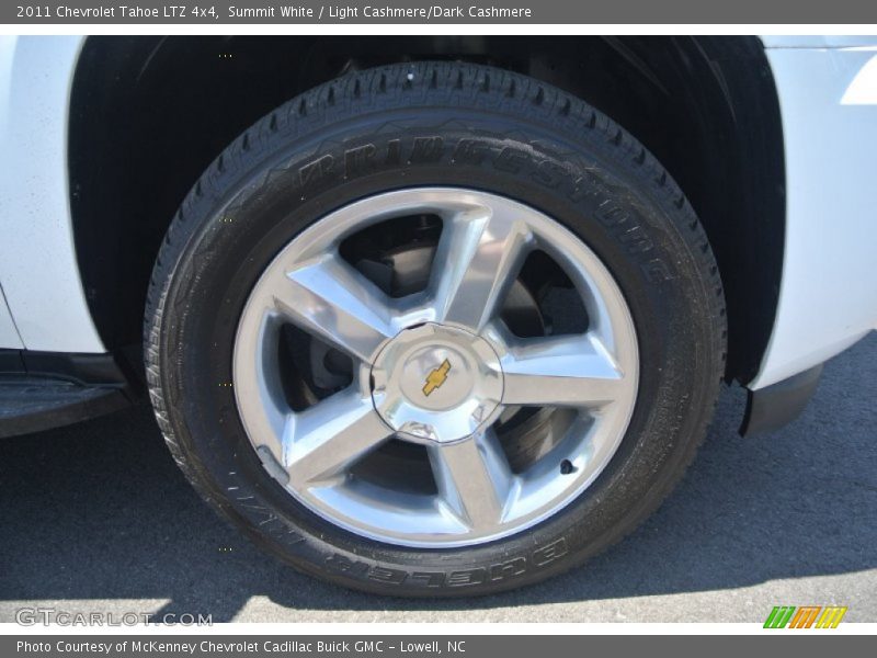 Summit White / Light Cashmere/Dark Cashmere 2011 Chevrolet Tahoe LTZ 4x4