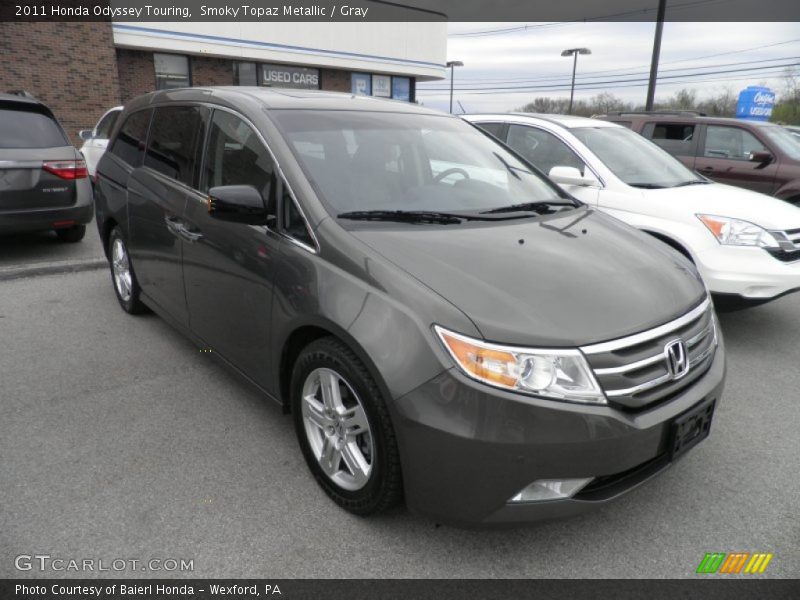 Smoky Topaz Metallic / Gray 2011 Honda Odyssey Touring