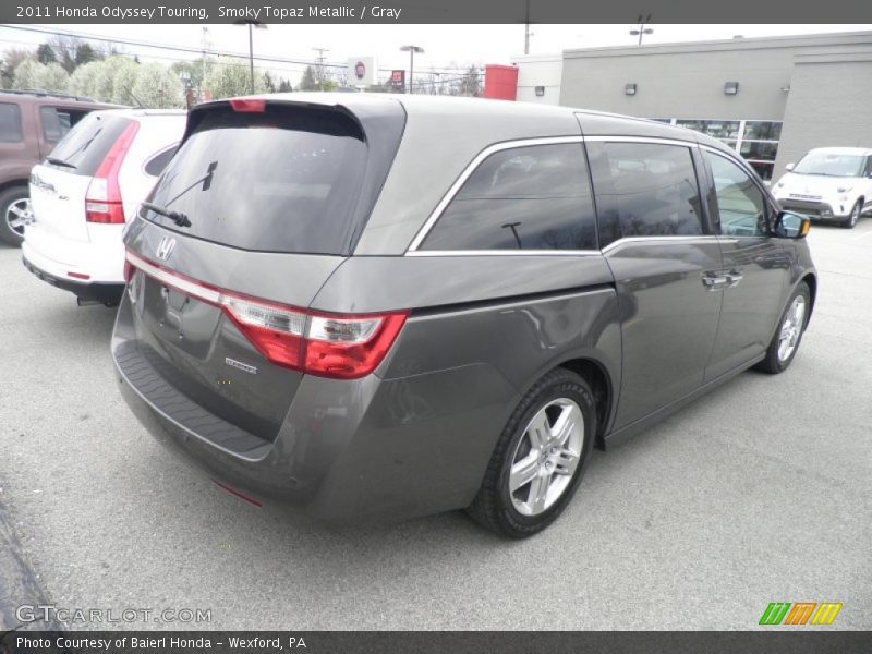 Smoky Topaz Metallic / Gray 2011 Honda Odyssey Touring