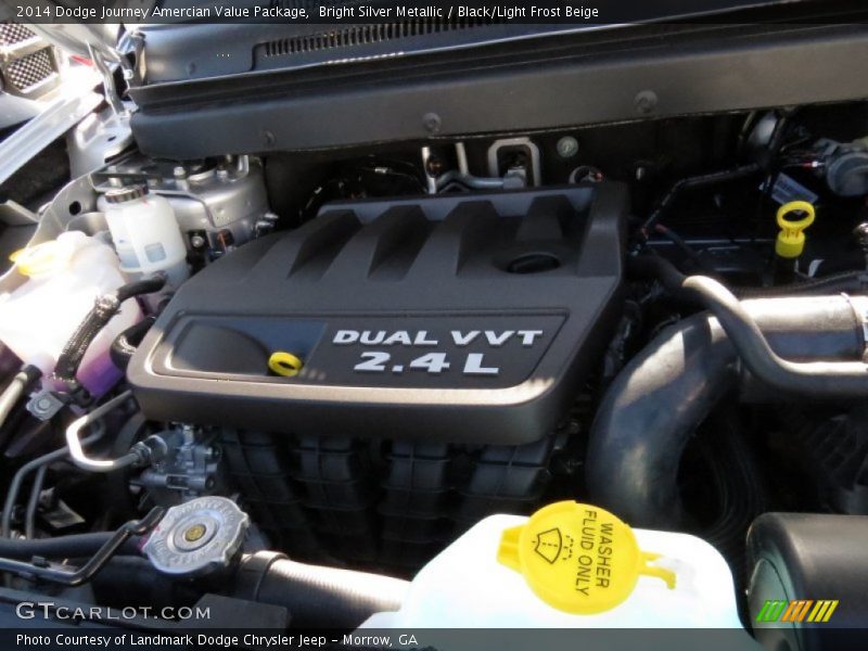 Bright Silver Metallic / Black/Light Frost Beige 2014 Dodge Journey Amercian Value Package