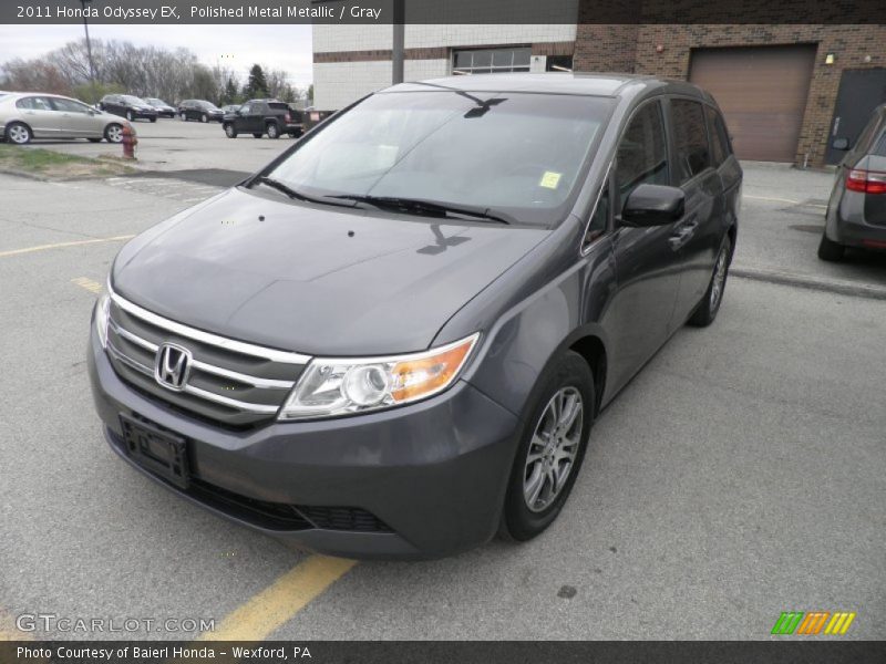 Polished Metal Metallic / Gray 2011 Honda Odyssey EX