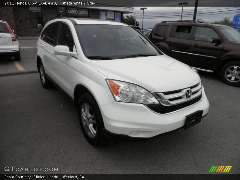 Taffeta White / Gray 2011 Honda CR-V EX-L 4WD