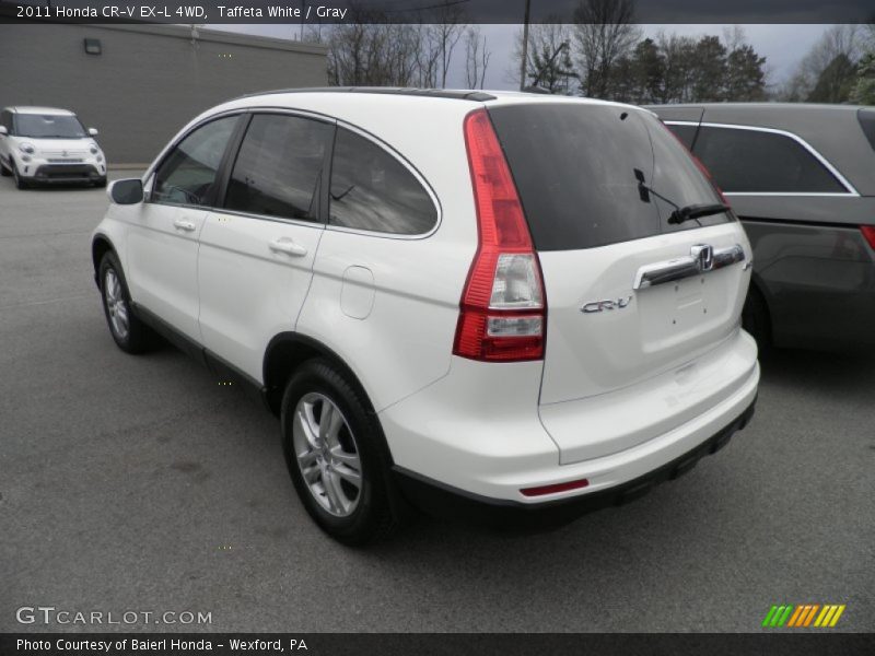 Taffeta White / Gray 2011 Honda CR-V EX-L 4WD