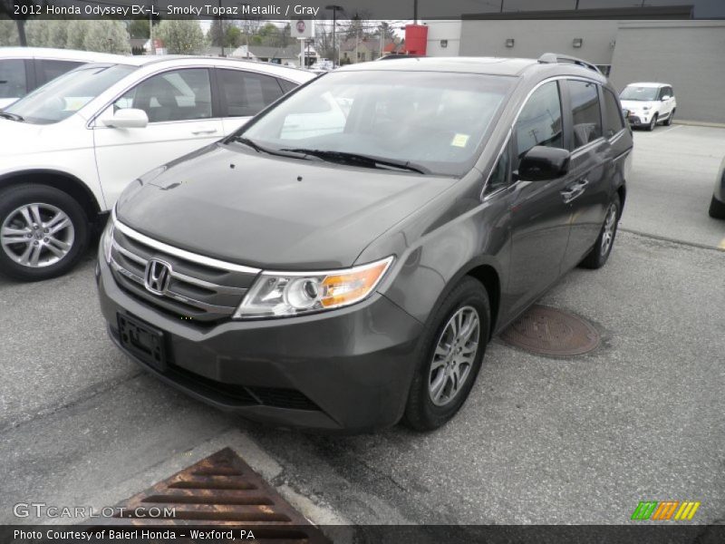 Smoky Topaz Metallic / Gray 2012 Honda Odyssey EX-L