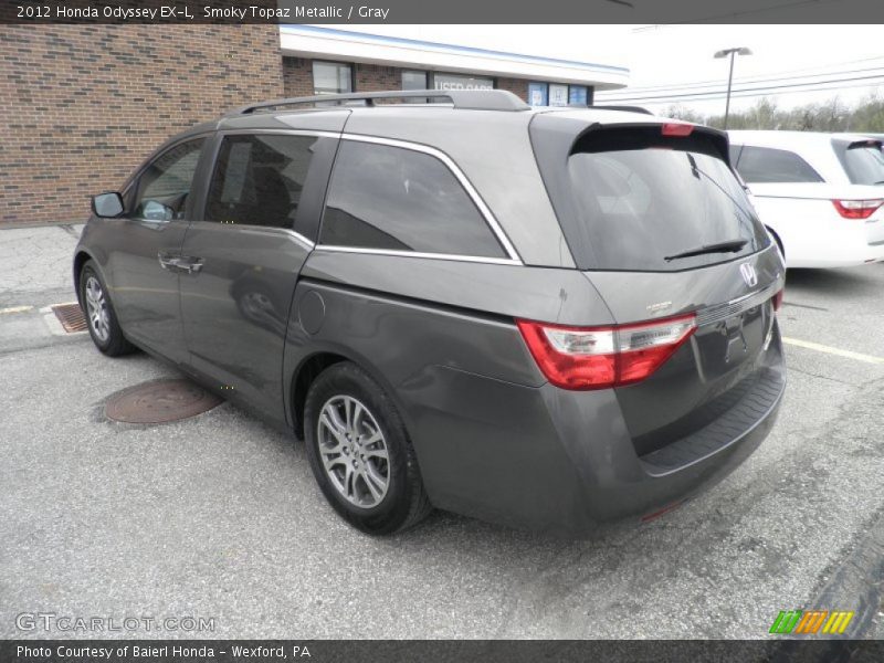 Smoky Topaz Metallic / Gray 2012 Honda Odyssey EX-L