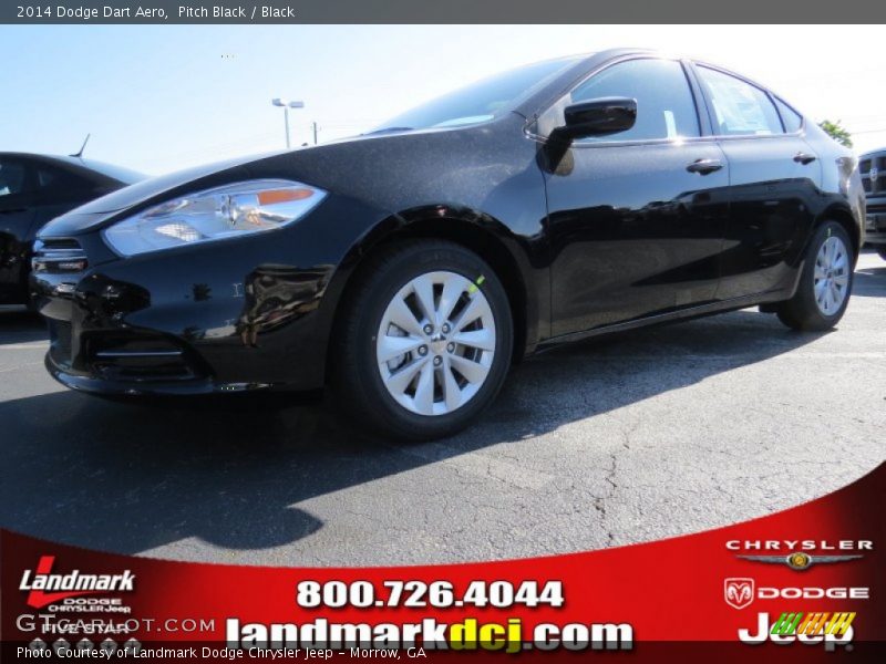 Pitch Black / Black 2014 Dodge Dart Aero