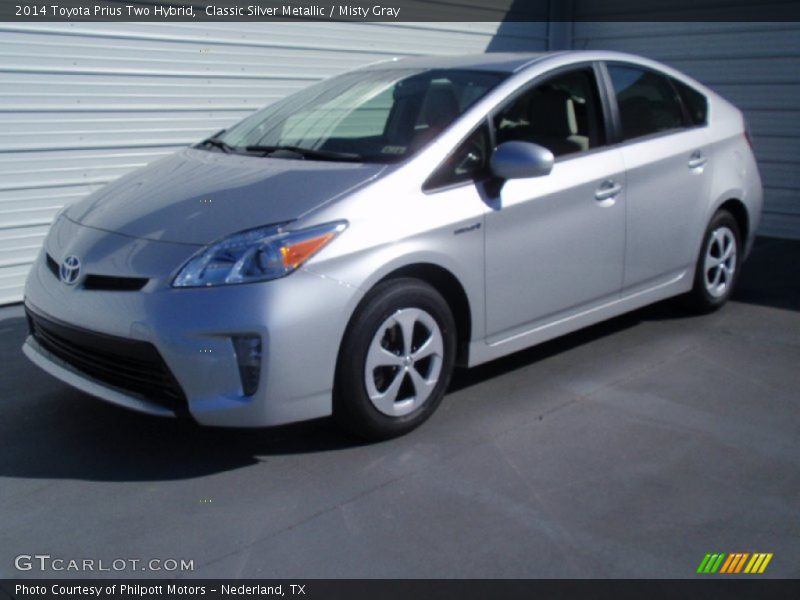 Classic Silver Metallic / Misty Gray 2014 Toyota Prius Two Hybrid