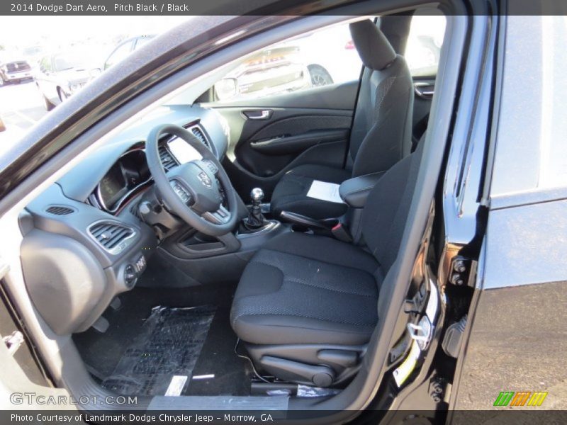  2014 Dart Aero Black Interior