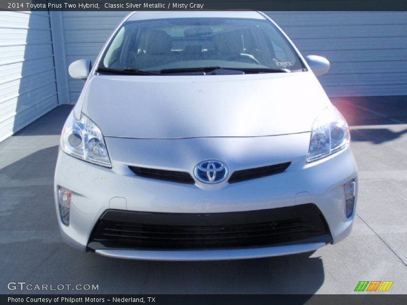 Classic Silver Metallic / Misty Gray 2014 Toyota Prius Two Hybrid