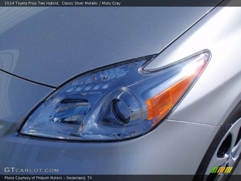 Classic Silver Metallic / Misty Gray 2014 Toyota Prius Two Hybrid