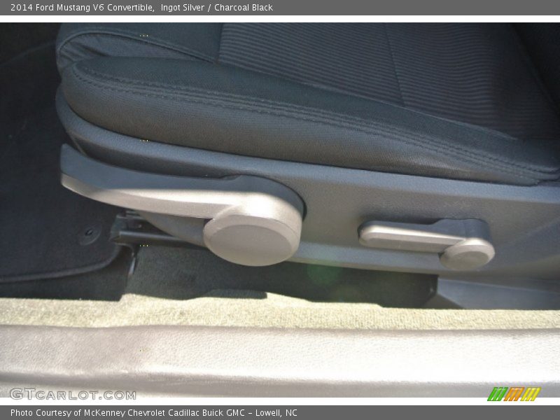 Ingot Silver / Charcoal Black 2014 Ford Mustang V6 Convertible