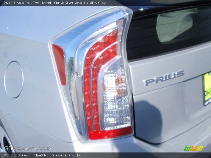 Classic Silver Metallic / Misty Gray 2014 Toyota Prius Two Hybrid