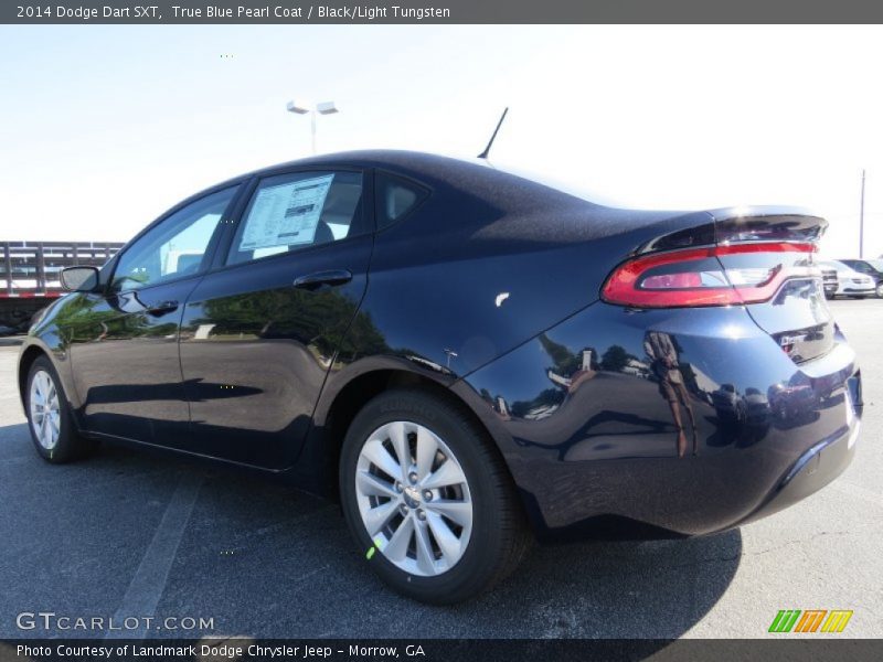 True Blue Pearl Coat / Black/Light Tungsten 2014 Dodge Dart SXT