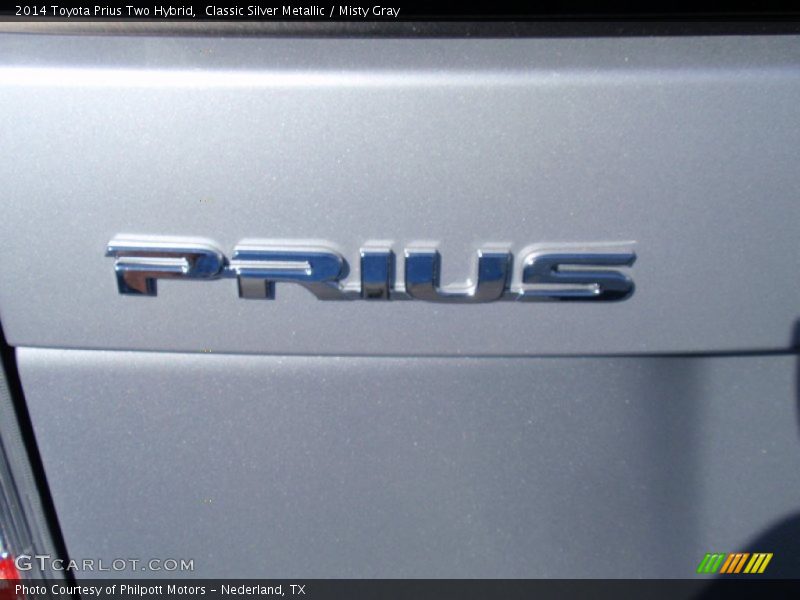 Classic Silver Metallic / Misty Gray 2014 Toyota Prius Two Hybrid