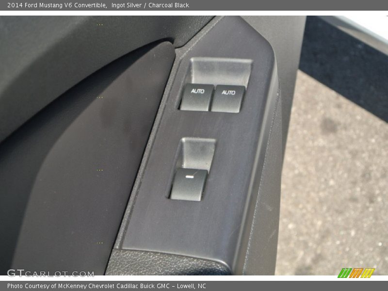 Ingot Silver / Charcoal Black 2014 Ford Mustang V6 Convertible