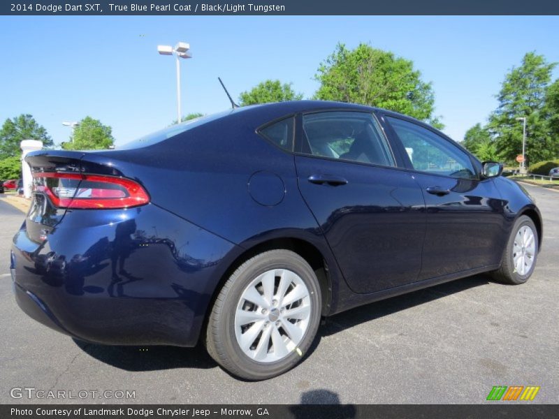 True Blue Pearl Coat / Black/Light Tungsten 2014 Dodge Dart SXT