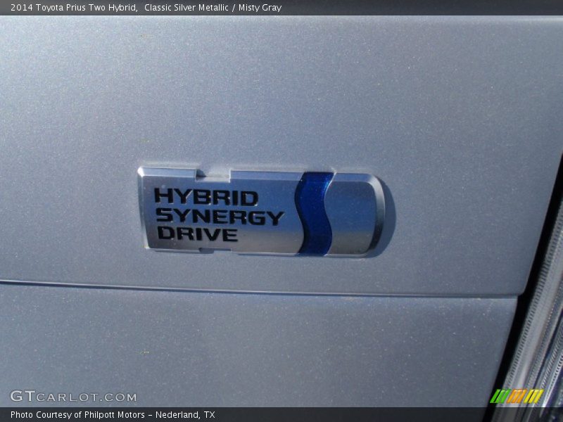 Classic Silver Metallic / Misty Gray 2014 Toyota Prius Two Hybrid