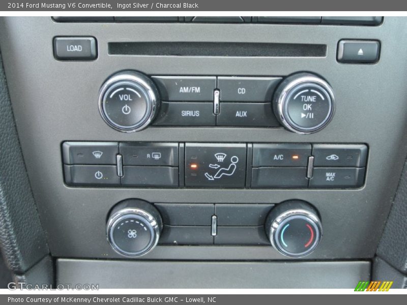 Ingot Silver / Charcoal Black 2014 Ford Mustang V6 Convertible