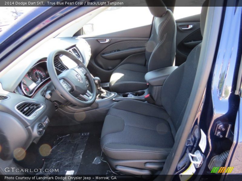 True Blue Pearl Coat / Black/Light Tungsten 2014 Dodge Dart SXT