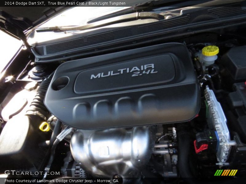 True Blue Pearl Coat / Black/Light Tungsten 2014 Dodge Dart SXT