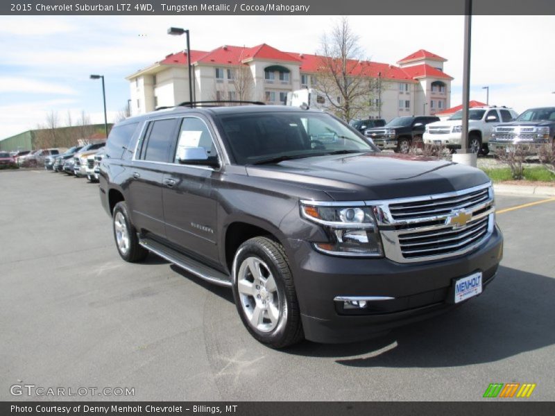 Tungsten Metallic / Cocoa/Mahogany 2015 Chevrolet Suburban LTZ 4WD