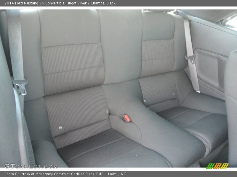 Ingot Silver / Charcoal Black 2014 Ford Mustang V6 Convertible