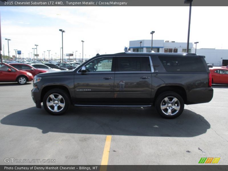 Tungsten Metallic / Cocoa/Mahogany 2015 Chevrolet Suburban LTZ 4WD