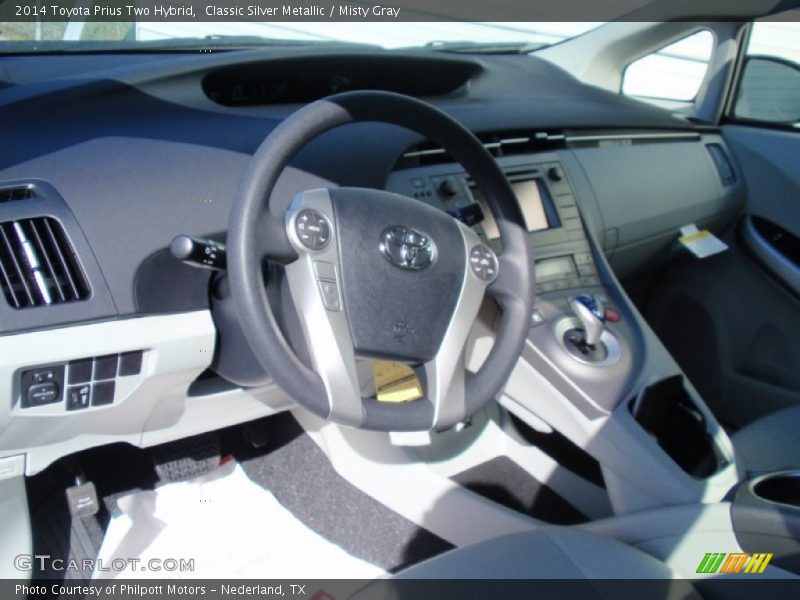 Classic Silver Metallic / Misty Gray 2014 Toyota Prius Two Hybrid