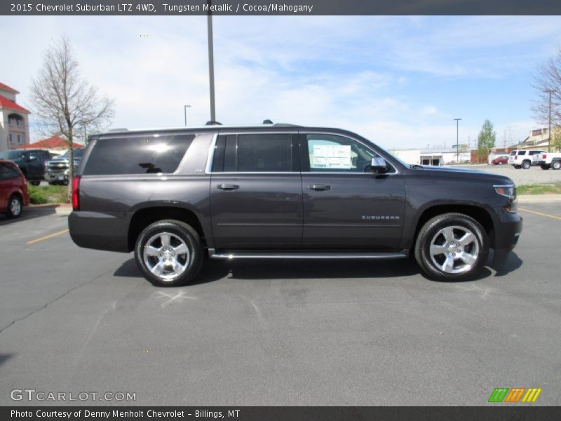 Tungsten Metallic / Cocoa/Mahogany 2015 Chevrolet Suburban LTZ 4WD