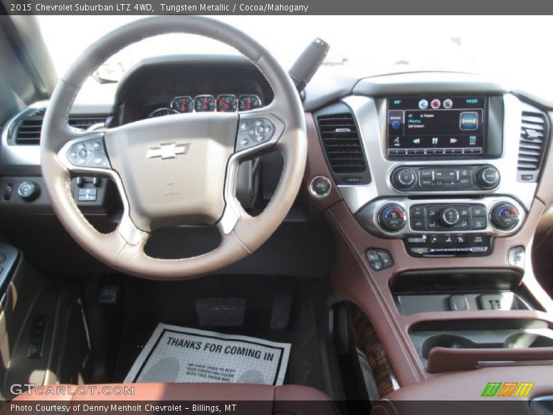 Tungsten Metallic / Cocoa/Mahogany 2015 Chevrolet Suburban LTZ 4WD