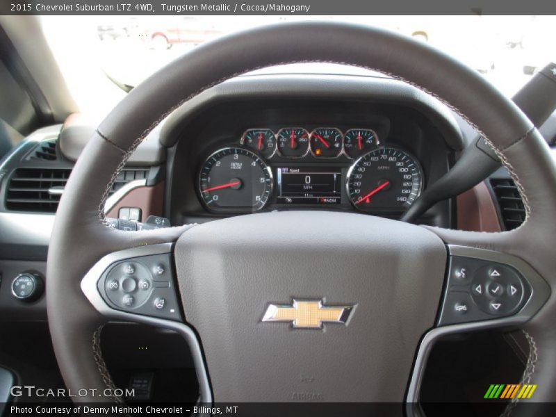 Tungsten Metallic / Cocoa/Mahogany 2015 Chevrolet Suburban LTZ 4WD