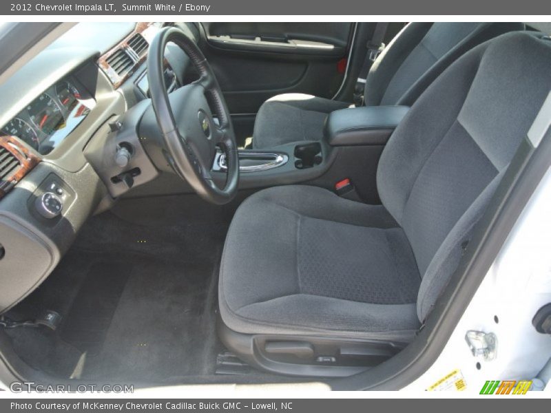 Summit White / Ebony 2012 Chevrolet Impala LT