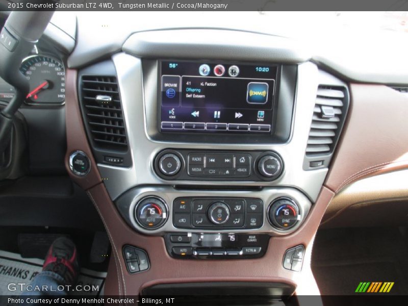 Tungsten Metallic / Cocoa/Mahogany 2015 Chevrolet Suburban LTZ 4WD