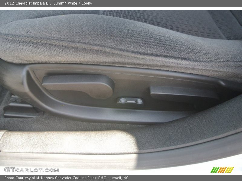 Summit White / Ebony 2012 Chevrolet Impala LT