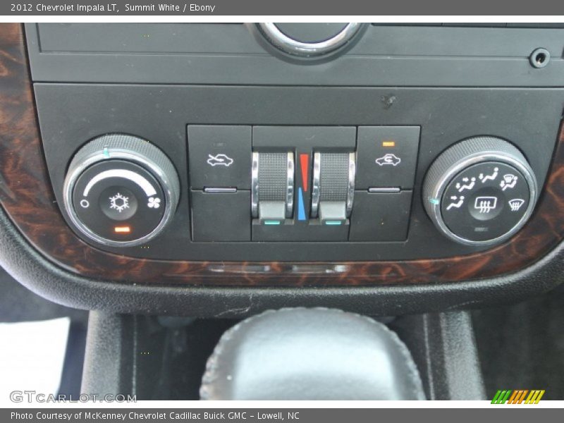 Summit White / Ebony 2012 Chevrolet Impala LT