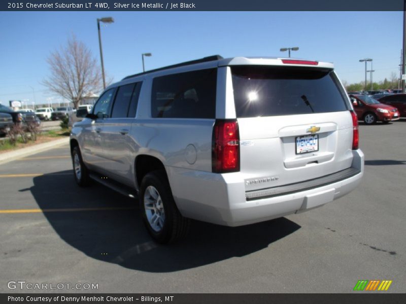 Silver Ice Metallic / Jet Black 2015 Chevrolet Suburban LT 4WD